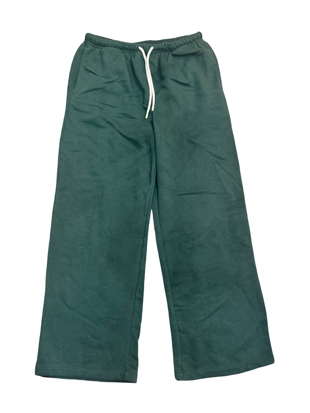 🌳🍃‎ Edikted Wide-Leg Drawstring Track Sweat Pants - Forest Green 🍃🌳